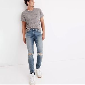 NEW Madewell Skinny Jeans: Ripped edition